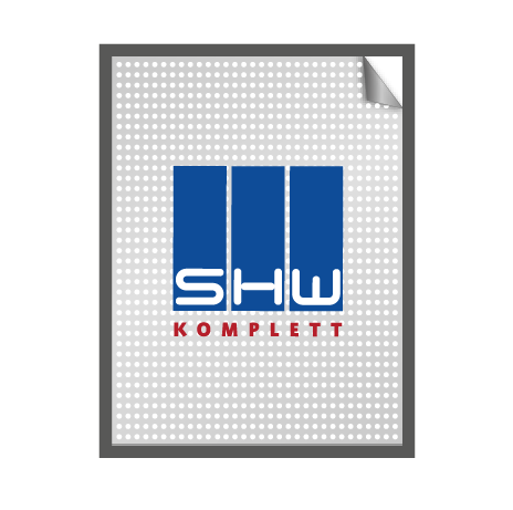Aufkleber Fensterlochfolie - mit KFZ Zulassung